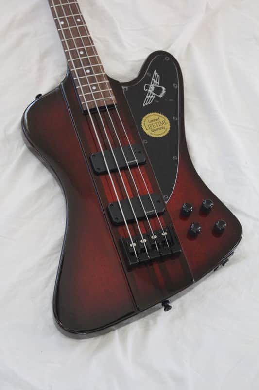 2009 Epiphone Thunderbird Pro IV 4 String Electric Bass Vintage Sunburst Finish + Original Hard Case image 1