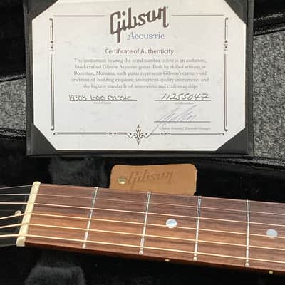2015 Gibson Custom Shop 1930's L-00 Classic - Ebony | Reverb
