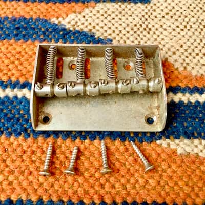 1970's Gibson Grabber G-3 Bass Guitar Bridge Complete ~1978 image 5