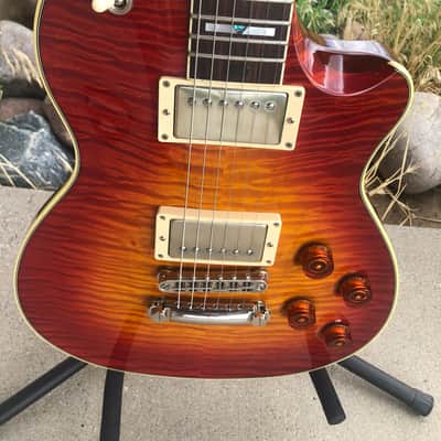 Larrivee RS-4 Electric Guitar 2009 ohsc master grade flamed maple top Cherry Sunburst image 1