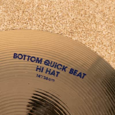 Zildjian 14" Platinum Quick Beat Bottom Hi Hat Cymbal 1309g image 2
