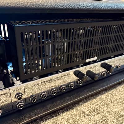 Mesa Boogie 90s Dual Rectifier Solo Head Reissue 2-Channel 100-Watt Guitar Amp Head 2025 - Present - Black image 6