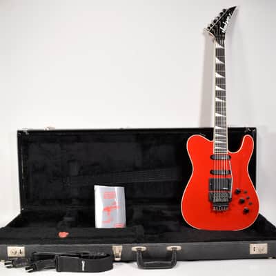 1987 Jackson USA Custom Neck-Thru Telly Style Red Vintage Electric Guitar w/OHSC image 1