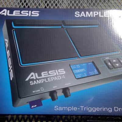 Alesis SamplePad 4 Compact 4-Pad Percussion and Sample-Triggering Instrument 2010s - Black image 3