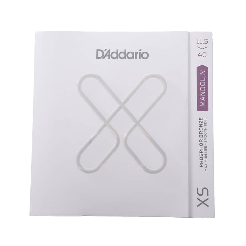 D'Addario XSM11540 XS Phosphor Bronze Coated Mandolin Strings - Custom Medium (11.5 - 40) image 1