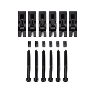 Floyd Rose Tremolo Bridge Saddle Set Black Zinc Alloy Replacement Saddles w/ Screws & Wrenches image 4