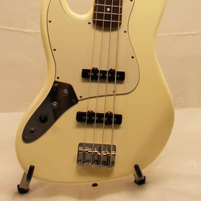 Fender Jazz Bass- Left Handed- MIM 1994 Aged Polar White image 1