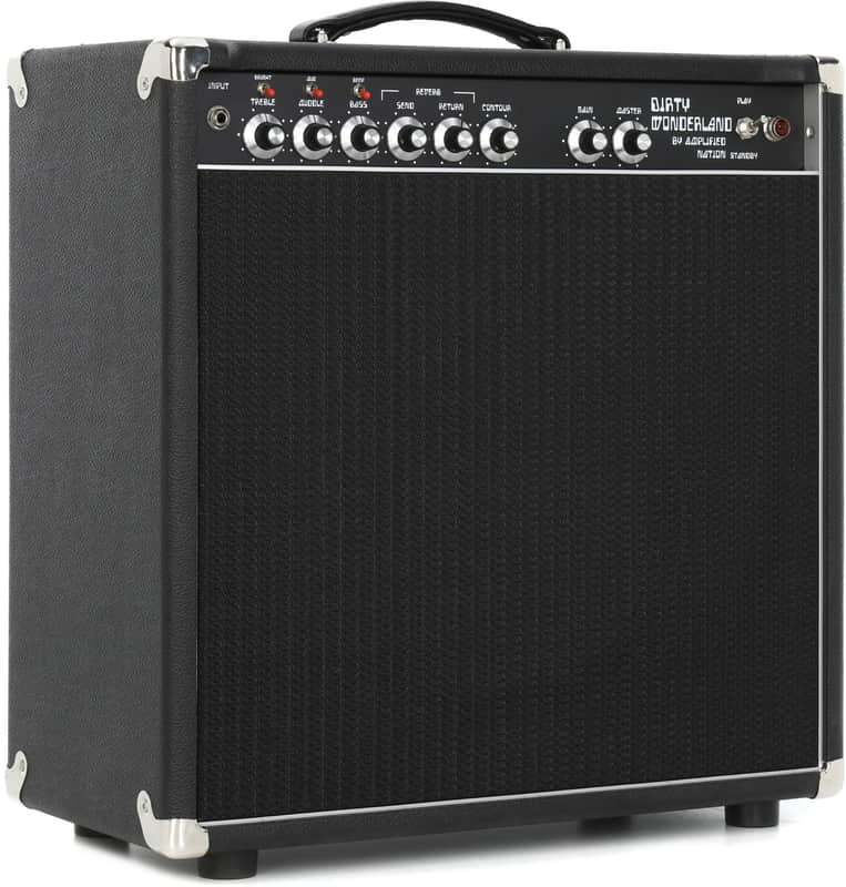 Amplified Nation Dirty Wonderland 50-watt 1 x 12-inch Tube Combo - Black Bronco with Celestion G12-65 Speaker image 1