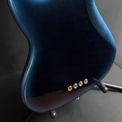 Fender American Professional II Jazz Bass Fretless 4-String Bass Guitar Dark Night w/ OHSC image 11