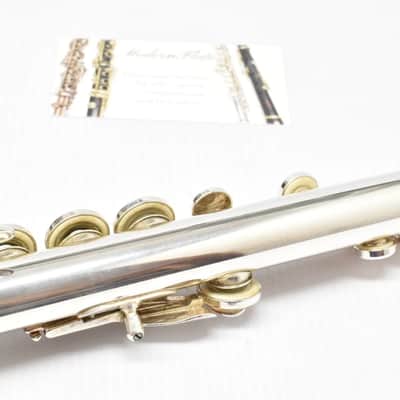 Armstrong 303 Open Hole Flute Sterling Headjoint Inline G & B Foot Just Serviced image 9