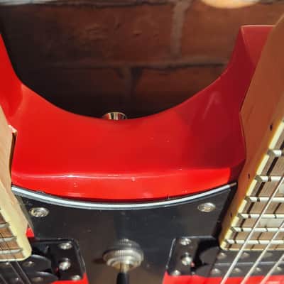 Cozart Double-Neck Guitar Cherry Red image 12