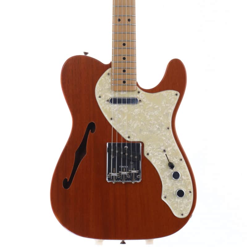 エレキギター FENDER MEX CLASSIC 69 TELE THINLINE Fender Mexico Classic 69 Telecaster Thinline Mahogany Natural | Reverb