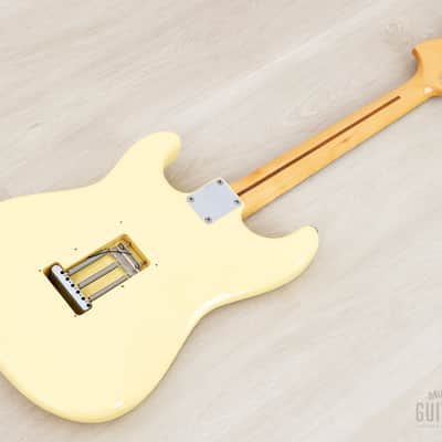 1994 Fender Custom Edition Yngwie Malmsteen Stratocaster ST72-140YM Yellow White w/ Dimarzio & Tweed Case, Japan MIJ image 14