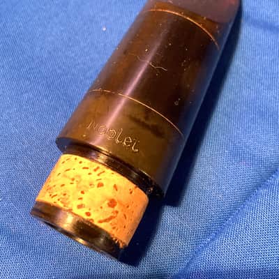 Noblet France #3 Clarinet Mouthpiece-Hard Rubber-c.1970-New Cork-w/Lig and Cap image 1