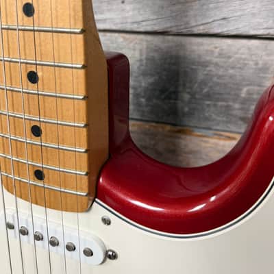 Fender MiM Stratocaster Crimson Red Sparkle 1995 image 6
