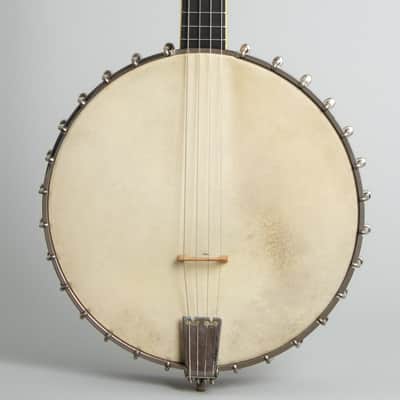 Vega Little Wonder Tenor Banjo (1922), ser. #54512, original black hard shell case. image 3