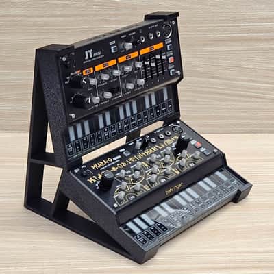 The Analog Source 2 Tier Desktop Stand For Behringer JT Mini , Pro VS , Phara-O , UB-Xa , CZ-1 Synthesizer image 1