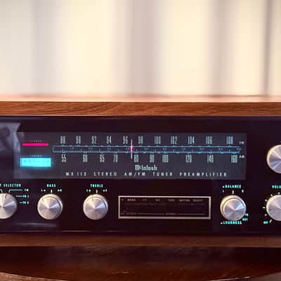 🎛️ McIntosh MX113 Solid State Tuner-Preamplifier – Clean • Tested • Walnut Cabinet • Plug & Play 🎶 image 4