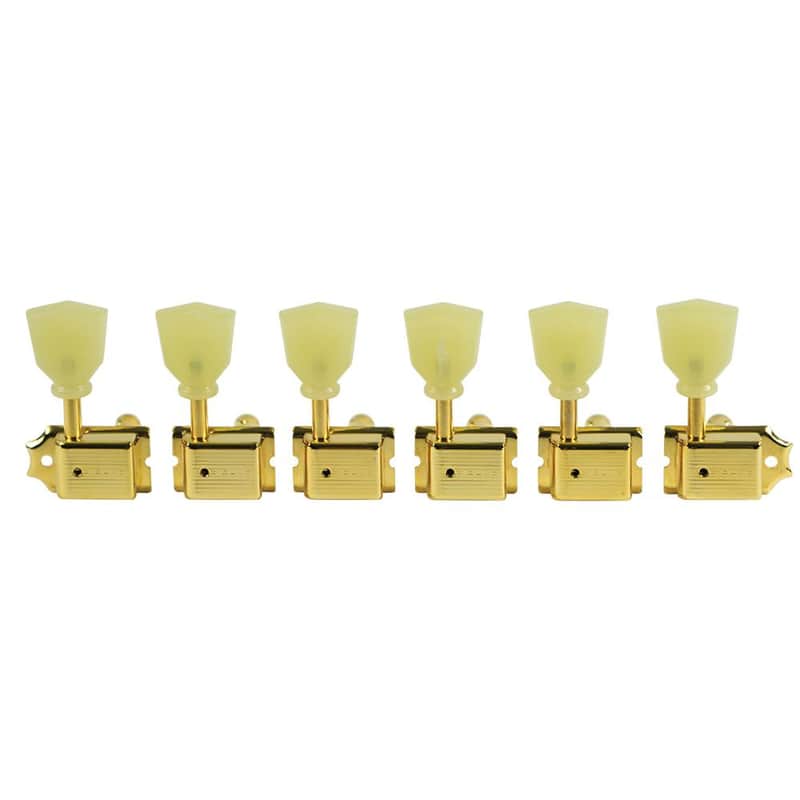 Kluson 6 In Line Deluxe Series Tuning Machines For Gibson Explorer Gold image 1