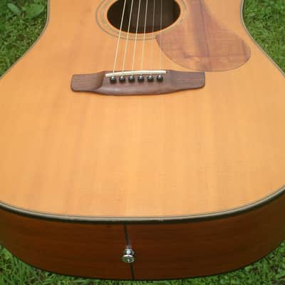 1990 Yairi semi-dreadnought size Acoustic Guitar 40-LO - Natural+Martin Hard Case image 16