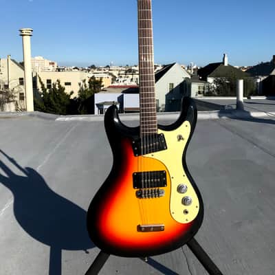 Mosrite Ventures XII 1966 Sunburst 12-string electric guitar image 2