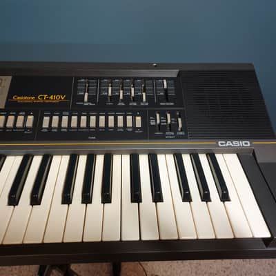 Casio CT-410V Casiotone 49-Key Synthesizer 1980s - Black image 3