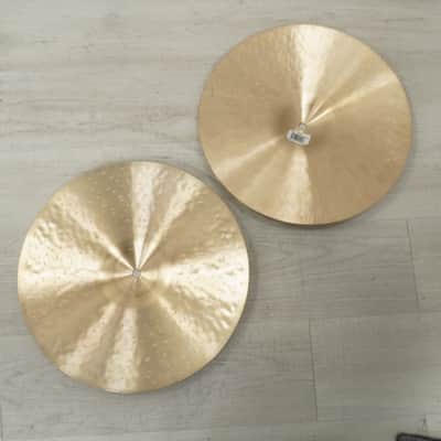 Used Zildjian 14" K Custom Dark Hi Hat Cymbal Pair image 7