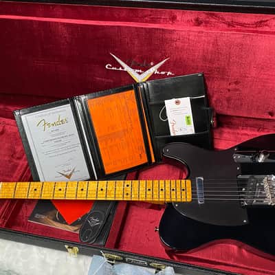NEW! Fender Custom Shop Flamethrower Telecaster Custom - NOS - Modern Specs - Texas Special Pick-Ups - AAAA Flamed Neck - Black Sparkle - Authorized Dealer - 7.5lbs - G07234 image 15
