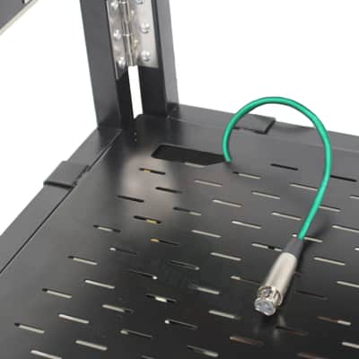 DJ Booth Table Lighting Truss Stand System - Foldable Panel Stage Platform Scrim image 11