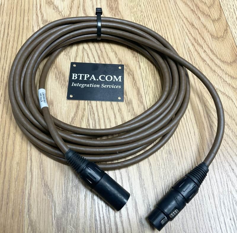 BTPA Belden 8402 Interconnect XLR Cable - 15ft long image 1