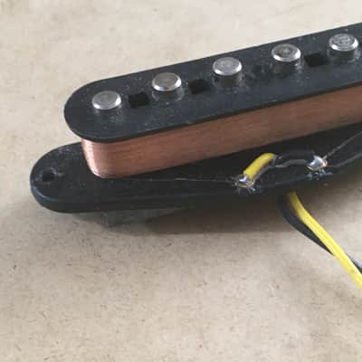 Vintage Genuine Fender Strat Pickup Set Relic Custom Guitar Restoration Middle? image 3
