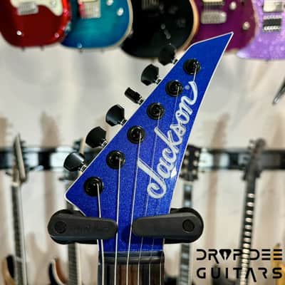 Jackson American Series Virtuoso HT Electric Guitar w/ Case-Mystic Blue image 9