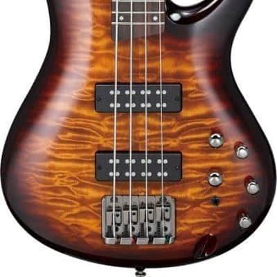 Ibanez SR400EQM 4 String Dragon Eye Burst image 2