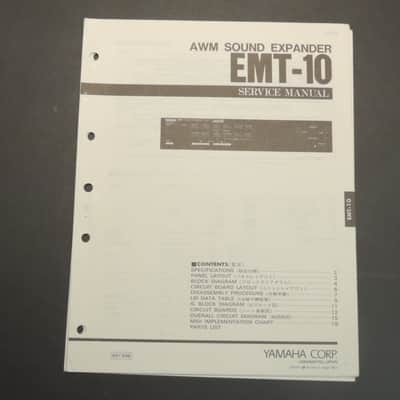 Yamaha EMT-10 Service Manual [Three Wave Music]