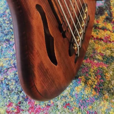 Mayones Patriot MR6 Fretless   Antique Brown image 6
