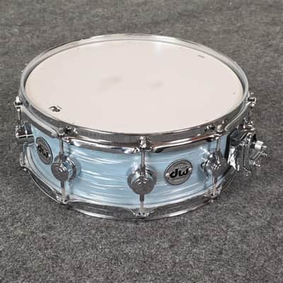 Used DW Collectors VLT 333 Maple 7pc Drum Set Pale Blue Oyster - Very Good image 10