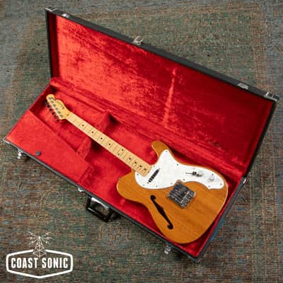 1977 Aria Pro II "Backaroo" TE-500 Thinline Telecaster Made in Japan Matsumoku w/case image 17