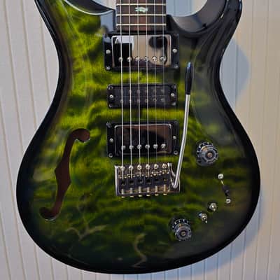 2022 PRS Special 22 Semi-Hollow Wood Library- Jade Smokeburst- Brian's Guitars- Exclusive image 5