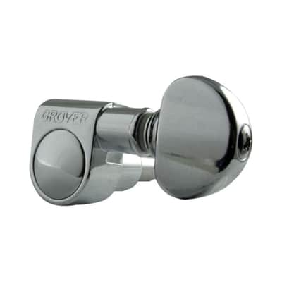 Grover 205C6 Mini Rotomatic 6 In-Line Tuners - Chrome image 1