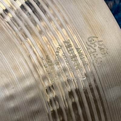 RARE SIZE 15” Zildjian A CUSTOM REZO Hihats 1285g 1561g image 10