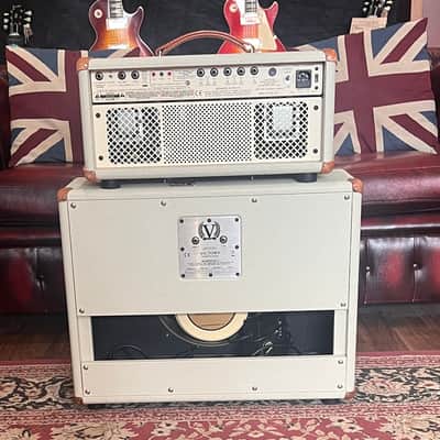 Victory Amps V40 Duchess Deluxe & 1x12 Cab in White image 2