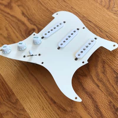 1954 Fender Stratocaster Full Vintage pre-cbs Harness, OMG! Pickups, Pots, 3-way switch, Pickguard image 3
