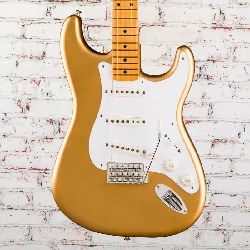 Fender - Vintera III Late '50s Stratocaster - Electric Guitar w/ Maple Fingerboard - Aztec Gold - w/ Deluxe Gigbag image 1