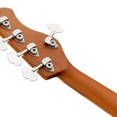 Sadowsky MetroExpress 21-Fret Vintage J/J Bass, Roasted Maple Fingerboard, Lefthand, 5-String - Solid Black High Polish image 8