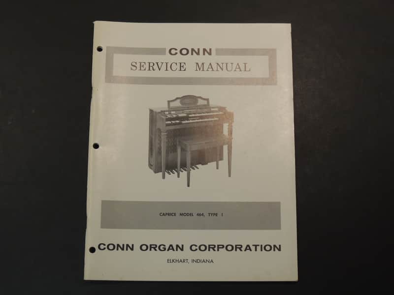 Conn Caprice Model 464 Type 1 Service Manual