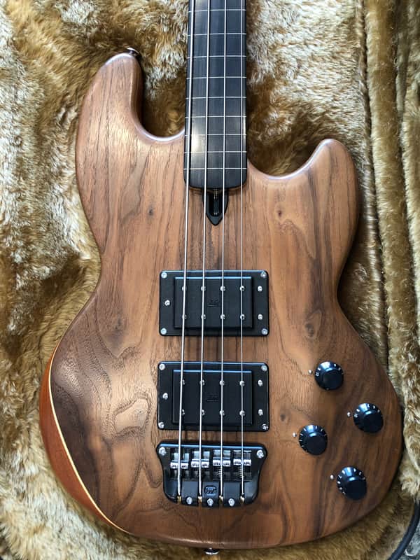 Vintage 4 String Wal MK1 Fretless Electric Bass Guitar 1986, Walnut Facings *BEAUTIFUL* image 1