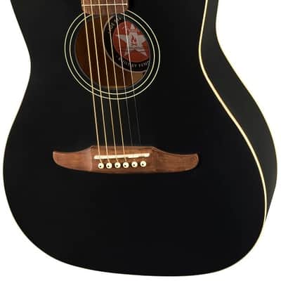 Fender Joe Strummer Campfire Acoustic Electric Guitar. Walnut Fingerboard, Matte Black image 5