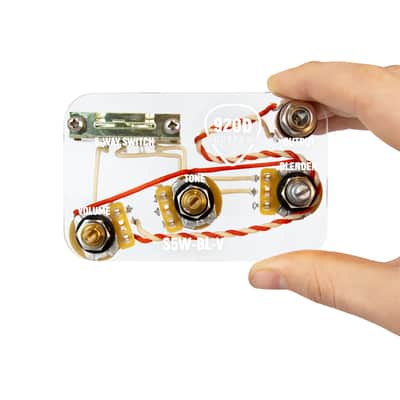 920D Custom Strat 5-Way Upgraded Wiring Harness With Blender Pot