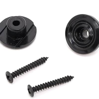 Vintage Style Bass String Guide Tree String Retainer Rondelle for Fender Jazz Bass Precision Bass Guitar, Black (Pack of 4) image 1