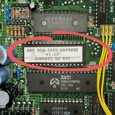 ART SGX2000 SGX-2000 Express version 1.10 Firmware OS Upgrade EPROM, SAME DAY SHIPPING image 2